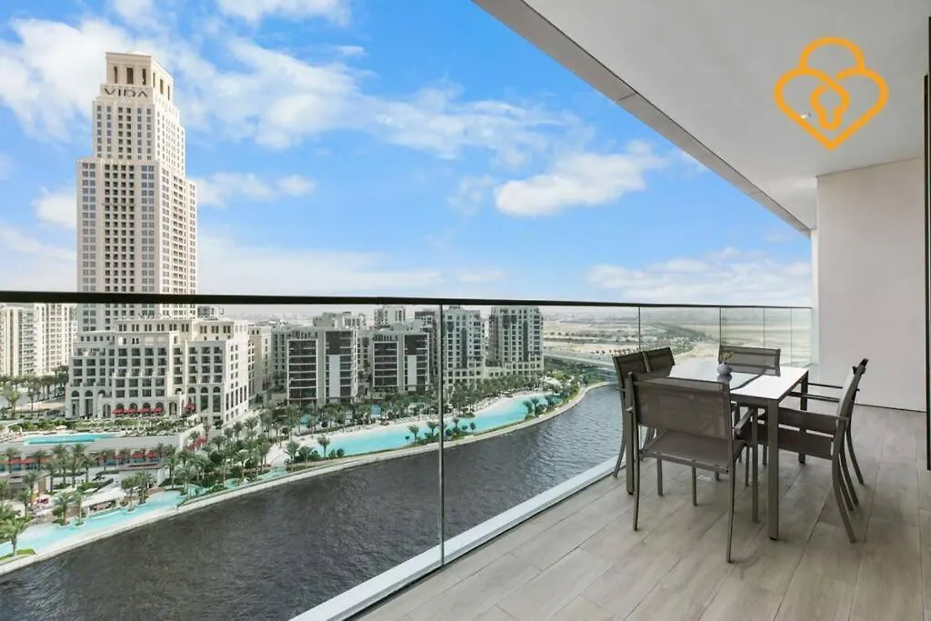 Keysplease 2 Bedroom Water View In Palace Residence, Creek Harbour Dubaj